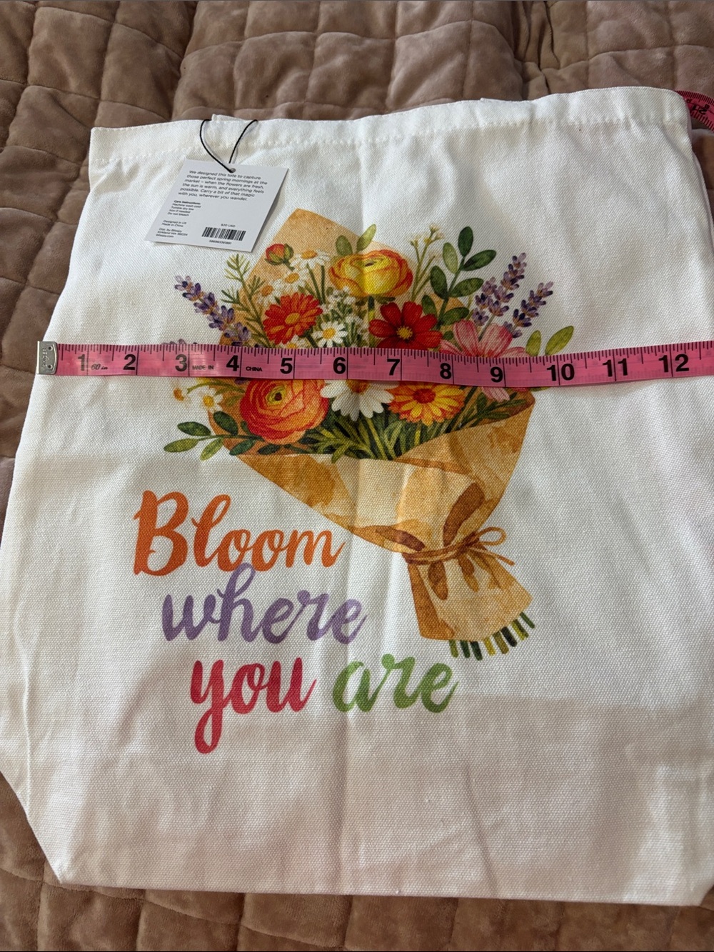 Restful Roots Collective Spring Market Morning tote - Picture 7 of 8